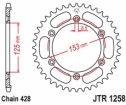 JT JTR1258.54 - звезда задняя Honda XR125L 2003-2007, 54 зуба, 428 цепь