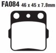 Колодки тормозные дисковые EBC FA084R