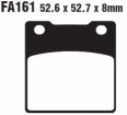Колодки тормозные дисковые EBC FA161V