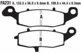 Колодки тормозные дисковые EBC FA231V