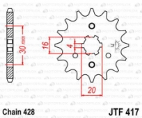 Звезда передняя JT Sprockets JTF417.14