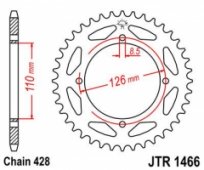 Звезда задняя JT Sprockets JTR1466.46