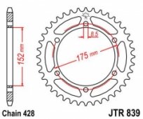 Звезда задняя JT Sprockets JTR839.55