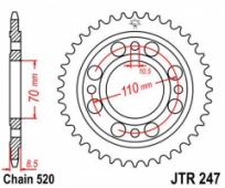 JT JTR247.36 - звезда задняя
