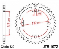 Звезда задняя JT Sprockets JTR1072.38