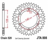 Звезда задняя JT Sprockets JTA808.43