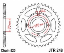 Звезда задняя JT Sprockets JTR248.44