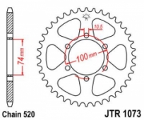 Звезда задняя JT Sprockets JTR1073.46