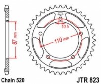 Звезда задняя JT Sprockets JTR823.49