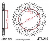 Звезда задняя JT Sprockets JTA210.51BLK