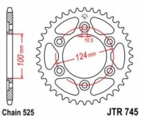 Звезда задняя JT Sprockets JTR745.37