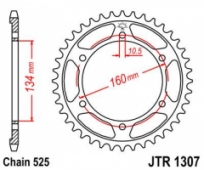 Звезда задняя JT Sprockets JTR1307.42