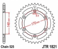 Звезда задняя JT Sprockets JTR1821.47