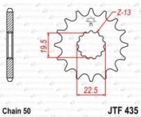 Звезда передняя JT Sprockets JTF435.15