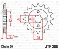 Звезда передняя JT Sprockets JTF288.18