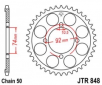 Звезда задняя JT Sprockets JTR848.39