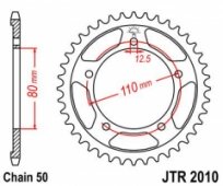 Звезда задняя JT Sprockets JTR2010.48