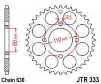 Звезда задняя JT Sprockets JTR333.38