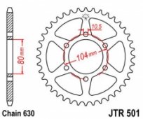 Звезда задняя JT Sprockets JTR501.33