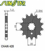 Звезда передняя SunStar SUNF203-13