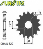 Звезда передняя SunStar SUNF345-13