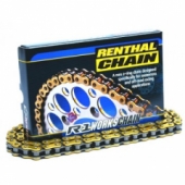 Цепь приводная Renthal R1 - MX Works Chain 520-118 звеньев Цепь приводная бессальниковая Renthal R1 - MX Works Chain 520-118