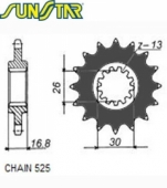 Звезда передняя SunStar SUNF411-16