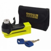 Замок противоугонный на диск Oxford Titan Yellow