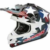 Мотошлем Scorpion VX-15 Evo Air Stadium Black-Blue L