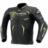 Мотокуртка кожаная Alpinestars Hellhound Black-Green 54