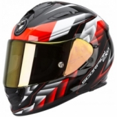 Мотошлем Scorpion Exo-510 Air Scale Black-Neon-Red S