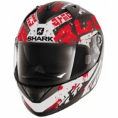 Мотошлем Shark Ridill Kengal Mat Black-Red-White M