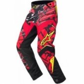 Мотоштаны детские Alpinestars Youth Charger Blokz Black-Red-Yellow 24