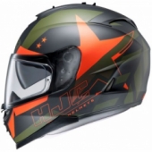 Мотошлем HJC IS-17 ARMADA MC7F Black-Green-Orange L