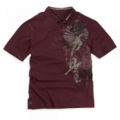 Рубашка FOX Inked s/s Polo Pomegranate L