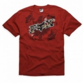 Футболка FOX Tahititat ss Tee Mens Red S