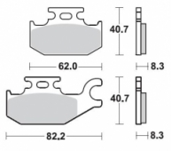 Колодки тормозные Braking BR 935CM44
