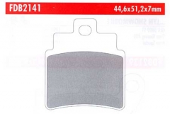 Колодки тормозные дисковые FERODO FDB2141SG