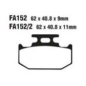 Комплект дисковых тормозных колодок для мотоциклов FA152TT Тормозные колодки EBC FA152TT