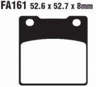 Колодки тормозные дисковые EBC FA161V Тормозные колодки EBC FA161V