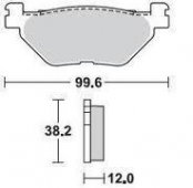 Колодки тормозные Braking BR 868SM1