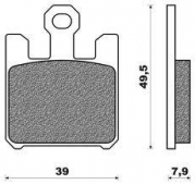 Колодки тормозные Braking BR 893CM66