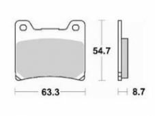 Колодки тормозные Braking BR 661SM1