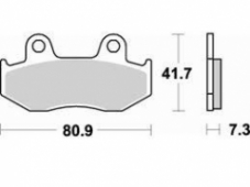 Колодки тормозные Braking BR 667SM1