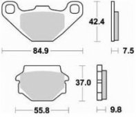 Колодки тормозные Braking BR 669SM1