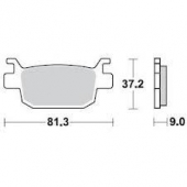 Колодки тормозные Braking BR 908SM1