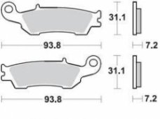 Колодки тормозные Braking BR 929CM44