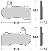 Колодки тормозные Braking BR 934CM77