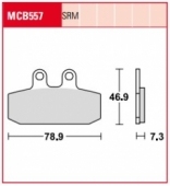 Гальмівні колодки дискові TRW Lucas MCB557