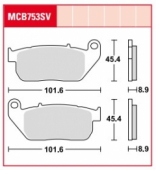 Колодки тормозные дисковые LUCAS MCB753SV